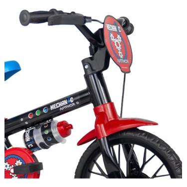 Imagem de Bicicleta Infantil Aro 12 Rodinha Garrafinha Mechanic Nathor