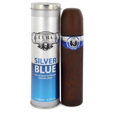 Imagem de Perfume Masculino Cuba Silver Blue Fragluxe 100ml