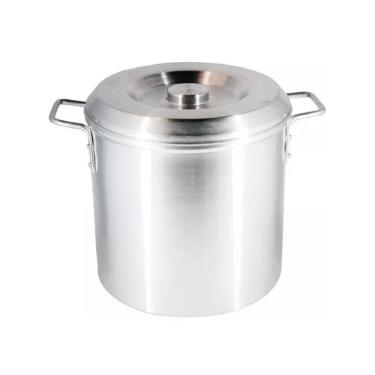 Imagem de Caldeirão de Alumínio Polido Com Aba Hotel Restaurante 16l