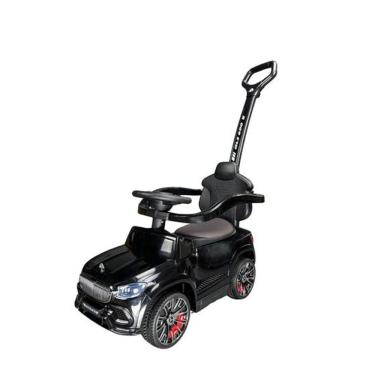 Imagem de Carrinho Elétrico Infantil Sport 6v Com Empurrador Dirigível, Volante Dirigível, Luzes e Sons Unitoys