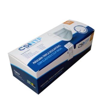 Imagem de Máscara Cirúrgica Tripla Profissional CSI - 1 Caixa c/ 50 Unidades - C