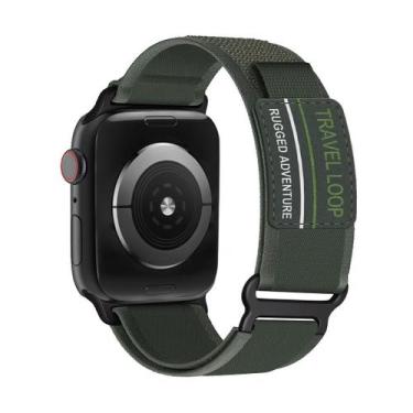 Imagem de Pulseira Nylon Loop Trilha Compatível Com Apple Watch - Baú do Viking,