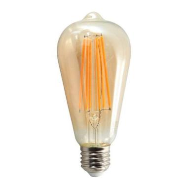 Imagem de Lâmpada de Filamento LED 6W ST64 E27 Âmbar Dairu