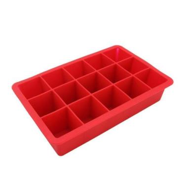Imagem de Forma de Gelo Silicone Vermelho 53389 - Clink - Jfz