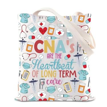Imagem de TGBJE CNA's Tote Bag Nursing Shouder Bag Healthcare Worker Tote Bag Certified Nursing Assistant Gift, Bolsa Cna