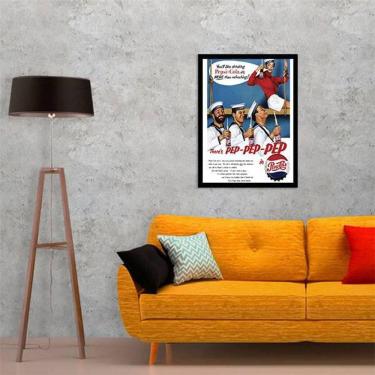 Imagem de Quadro Decorativo Propaganda Antiga Pepsi