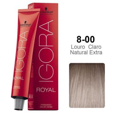 Imagem de Coloração Schwarzkopf Igora 8-00 Louro Claro Natural Extra