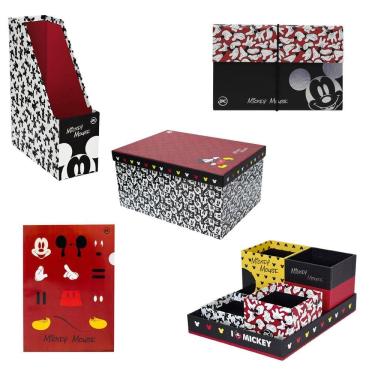 Imagem de Kit Papelaria Mickey Organizador Escritório