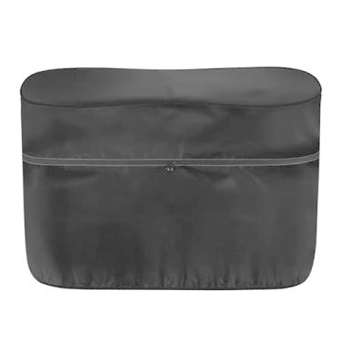 Imagem de Darisoco Capa de tanque de propano de propano para trailer de viagem preta dupla de 13,6 kg Capa de tanque de propano à prova d'água Capas de cilindro de gás propano resistente