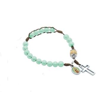 Imagem de Pulseira Terço de Nossa Senhora de Guadalupe Compacto - Zanato