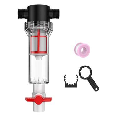 Imagem de Whtkoph Filtro de Aquário, Filtro de Sedimentos, Acessórios para Aquário, Limpeza Automática, 3/4 de Polegada, Conexão Rápida, Coletor de Drenagem, Rosca Macho de Malha 200