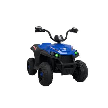 Imagem de Bang Toys - Quadriciclo Elétrico Infantil SpeedTrail Rider 12V - com Luzes de LED, Sons, Entrada USB/MP3 e Acelerador no Pedal - Suporta até 50kg - Cor Azul