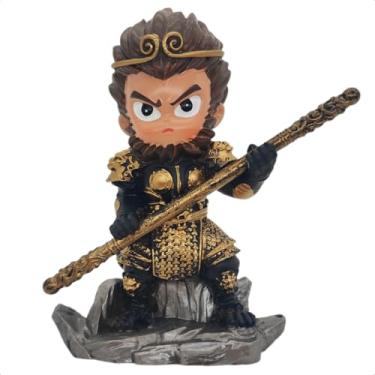 Imagem de KOOLIYA Black Myth Wukong Figure, The Monkey King Goku Action Figure Statue Figurine Capsule Toy Ornaments Best Gift Collection Pose-2