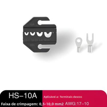 Imagem de Alicate De Crimpagem De 9 Polegadas Com Bicos Para Terminais De Crimpa