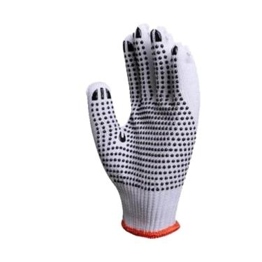 Imagem de 12 Pares Luva De Proteção Pigmentada Epi Tricotada 6 Fios Resistente Segurança