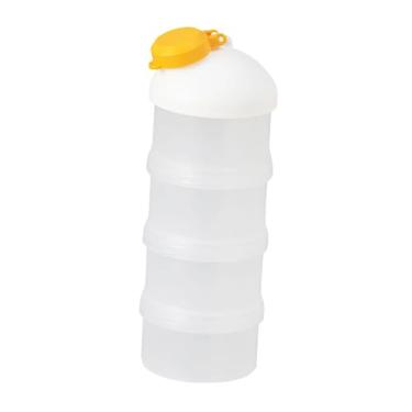 Imagem de Ｂｅｓｇａ Dispensador de fórmula com recipiente para proteína em pó para crianças, armazenamento de lanches, caixa em pó para viagem, 4 Camadas