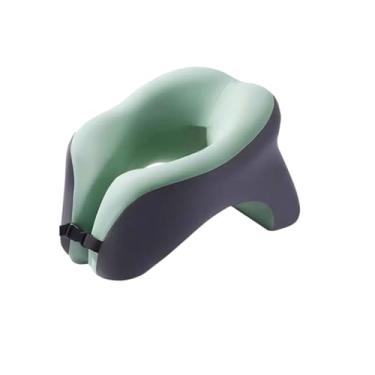 Imagem de Xiamenzcx Travesseiro ergonômico de escritório, adequado para dormir na mesa - travesseiro de pescoço em forma de U com espuma viscoelástica adequado para aviões, carros e escritórios, é um auxílio