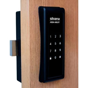 Imagem de Fechadura Digital Preto Senha Silvana Sdd200