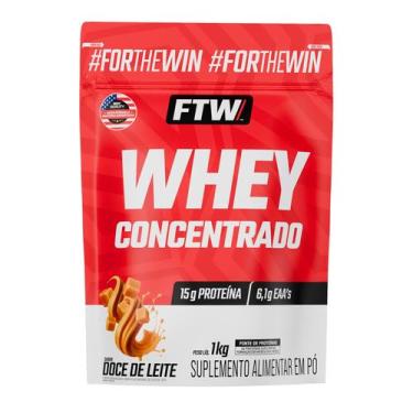 Imagem de Whey Concentrado Refil 1Kg FTW, Doce de Leite