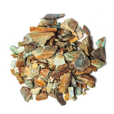 Imagem de Cascalho Bruto de Aventurina Verde 5 Kg - Tamanhos de 5 a 60mm - Tipo 