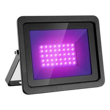 Imagem de 2X Refletor 10W Led Ultra Violeta Luz Negra Festas Dj Aaatop
