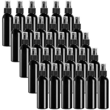 Imagem de Frascos de spray TOPZEA, pacote de 30, 120 ml, plástico preto, névoa f