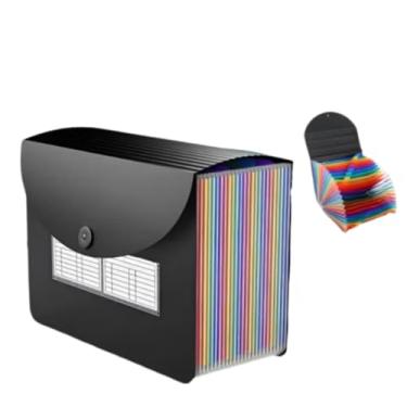 Imagem de Organizador de Folhas A4 Pasta Arquivo 13 Divisórias Pasta Sanfonada