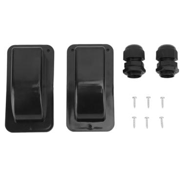 Imagem de Glândula de entrada de cabo de painel solar, design em forma de gota, conector M20x1,5, material ABS, resistente, para teto de iate de barco RV