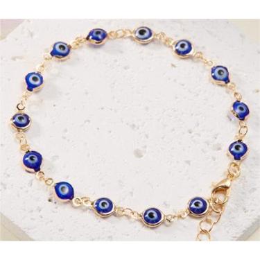 Imagem de Tornozeleira banhada a ouro para mulheres, delicada corrente de elos ajustáveis, presente de joias para festivais de verão., Medium, Latão, Sem Pedra Preciosa