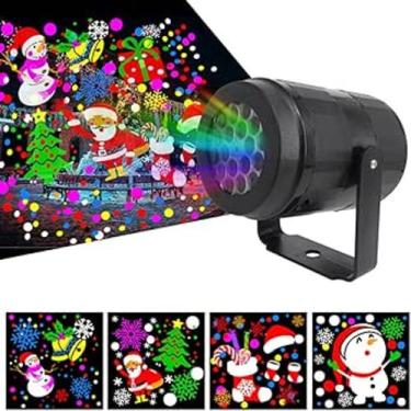 Imagem de Projetor Led Desenhos Natalinos Laser Casa Jardim - R-Y