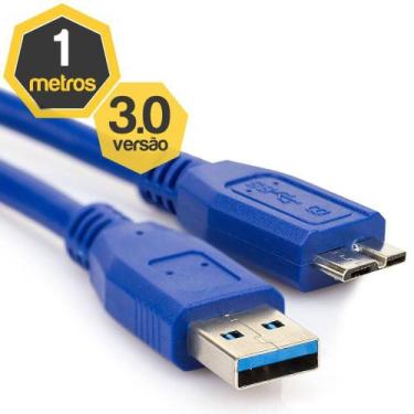 Imagem de Cabo Usb 3.0 Para Hd Externo De 1MT Blindado - MLS