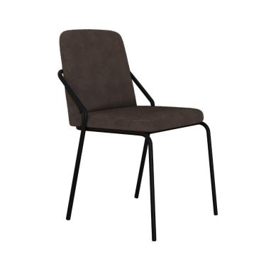 Imagem de Cadeira Bloom Fixa C-4 Pes S-braco 490x580x850 Mm Com 1 Un Boucle Marrom Castor Boucle Marrom Castor