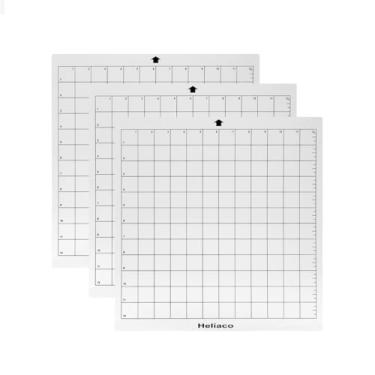 Imagem de Kit 3 Bases de Corte Helíaco Compátivel Silhouette Cameo 30x30-50mm