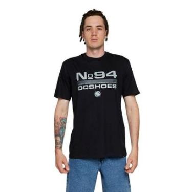 Imagem de Camiseta DC Shoes M/C Static 94 Preto Preto-G-Masculino