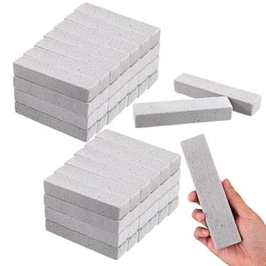 Imagem de Dimeho Pacote com 55 pedra-pomes para limpeza de vaso sanitário, esponja de esfregão, removedor de manchas de água dura para vaso sanitário, banheiras, azulejos, cozinha, pia, forno, fogão