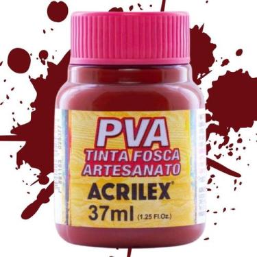 Imagem de Tinta PVA Fosca para Artesanato 37ml Acrilex - Cores Quentes - 03240, 