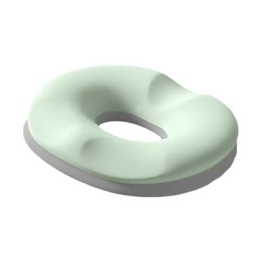 Imagem de ChuYiElegance Almofada de assento Donut Pillow para trabalho sentado longo, leve para cadeira de cóccix, Verde