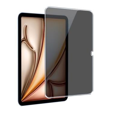 Imagem de Juvraixo Protetor de tela de privacidade para iPad Pro 13 polegadas 2025/2024 [8ª/7ª geração, M5/M4], iPad Air 13 polegadas 2025/2024 [7/6ª geração, M3/M2] 9H vidro temperado anti-espião [compatível