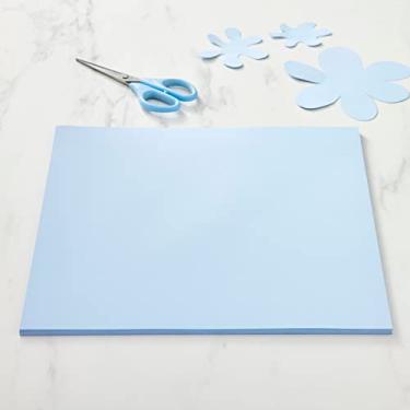 Imagem de Papel cartolina azul claro de 30,5 cm x 30,5 cm da Recollections – Papel sem ácido e lignina para álbuns, artes e artesanato – 25 folhas