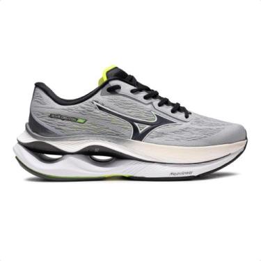 Imagem de Tênis Mizuno Wave Creation 26 Unissex, 41, Cinza, Preto