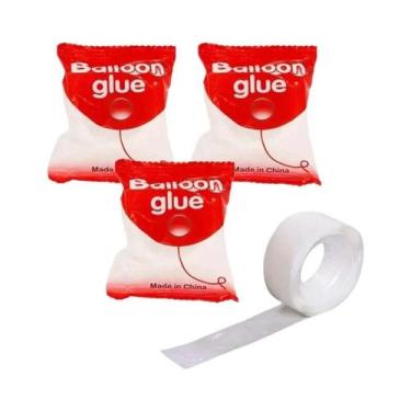 Imagem de Fita Adesiva Dupla Face Transparente Para Balões, Pontos De Cola Adesi