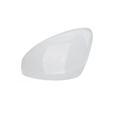 Imagem de Capa para espelho retrovisor lateral compatível com Renault Clio MK5 2019 2020 2021 2022 2023 2024 2025, nas cores preta e branca.(White Left)
