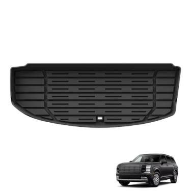 Imagem de SMABEE Forro de carga compatível com Hyundai Palisade 2026 7 assentos acessórios para forro de porta-malas TPE para todos os climas