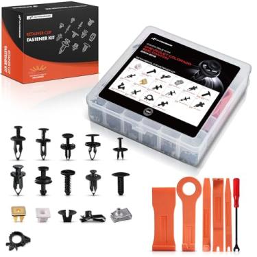 Imagem de A-Premium Kit de clipes de retenção de carro 160 peças (tipo 16) compatível com Chevrolet Colorado e GMC Canyon, 2004-2012 para-choque forro de para-choque pino de pressão automático conjunto de