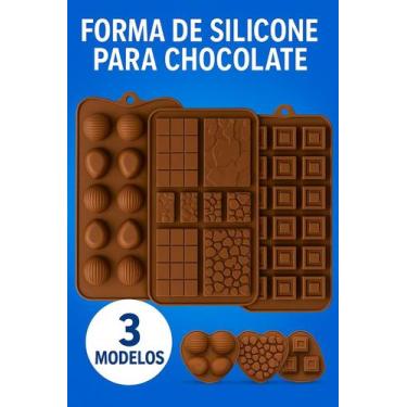 Imagem de Forma de Silicone Para Airfryer + Molde Chocolate  Cozinha Prática Sem