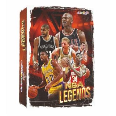Imagem de Aamango NBA Trump Cards – NBA Legends (Retired Players Edition) | Basketball Collectible Featuring Michael Jordan, Kobe Bryant, Magic Johnson & More | Gift for NBA Fans & Sports Collectors