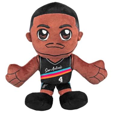 Imagem de Bleacher Creatures San Antonio Spurs De'Aaron Fox 8" NBA Kuricha Sitting Plush City Edition 2025 - Soft Chibi Inspired NBA Superstar