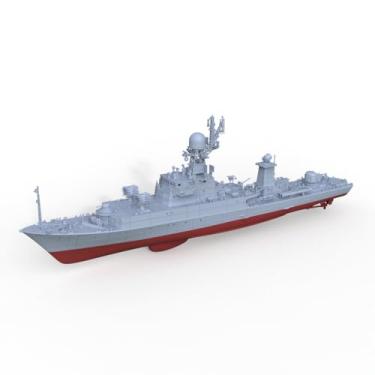 Imagem de MRY-SFW 1/1200 Kit de modelo militar soviético 1331M pequeno navio anti-submarino casco completo