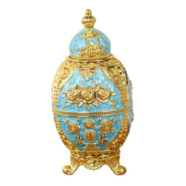 Imagem de WeiLaiKeQi Caixa Organizadora de Palitos de Dente Reutilizável para Utensílios de Cozinha, Ideal para Presentes e Festas, Cafés e Escritórios, Azul