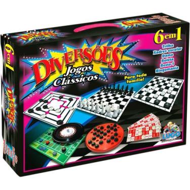 Imagem de Diversões Classic 6 Em 1 - Lugo - Lugo Brinquedos